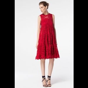 carolina herrera lace midi sleeveless dress 6